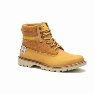 Botas Casual Caterpillar Colorado 2.0 Harris Tweed Masculino Marrom | 713YELVPH