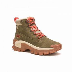 Botas Casual Caterpillar Intruder Ply Masculino Verdes | 013IYPSZK