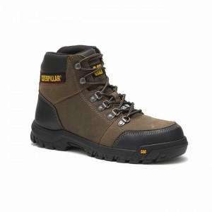 Botas de Trabalho Caterpillar Outline Steel Toe Masculino Cinzentas | 736PUHVDX