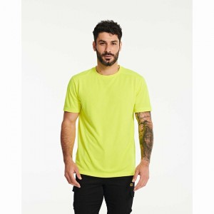 Camiseta Caterpillar Coolmax Sleeve Masculino Verdes | 801MZVDCS