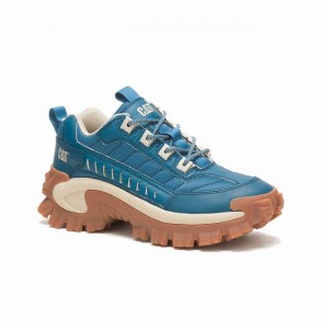 Sapatos Casual Caterpillar Eco Intruder Feminino Azuis | 572GYNSLX