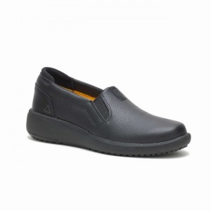 Sapatos de Trabalho Caterpillar ProRush SR+ Slip-On Feminino Pretas | 984YSVXCT