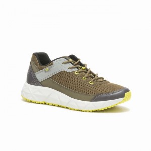 Sapatos de Trabalho Caterpillar ProRush Speed FX Masculino Verdes | 872MJNISD