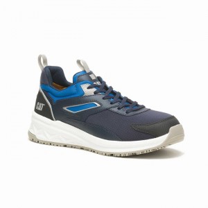 Sapatos de Trabalho Caterpillar Streamline Runner Carbon Composite Toe Masculino Azul Marinho | 674DWKLQG