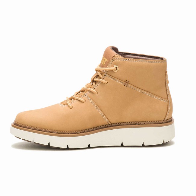 Botas Casual Caterpillar Chariot Plain Toe Mid Feminino Marrom | 128CYJPTZ