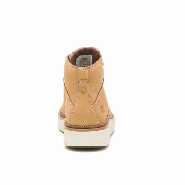 Botas Casual Caterpillar Chariot Plain Toe Mid Feminino Marrom | 128CYJPTZ