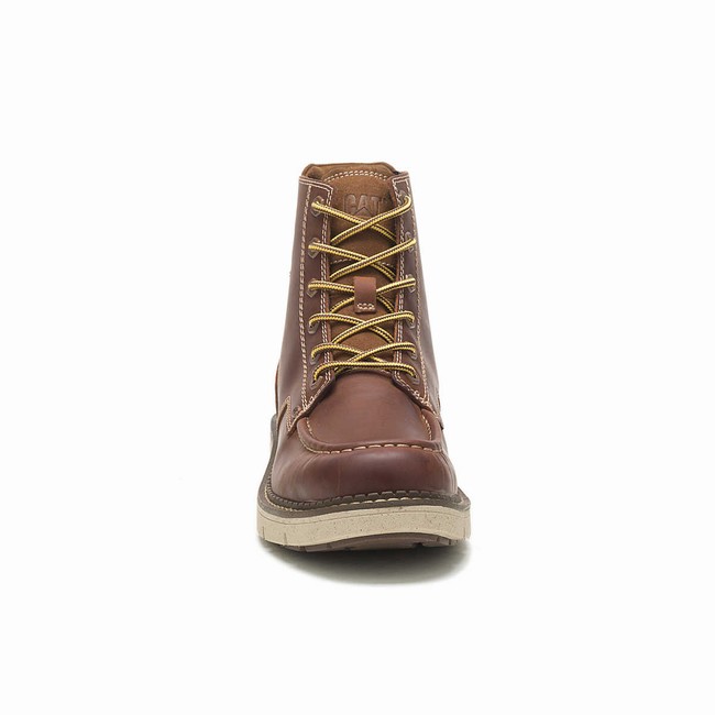 Botas Casual Caterpillar Covert Masculino Bordeaux | 397SAOPNI