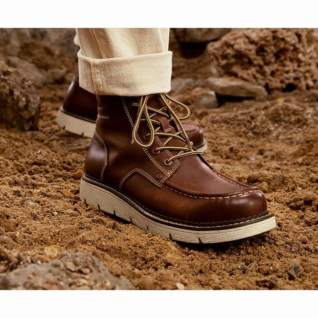 Botas Casual Caterpillar Covert Masculino Bordeaux | 397SAOPNI