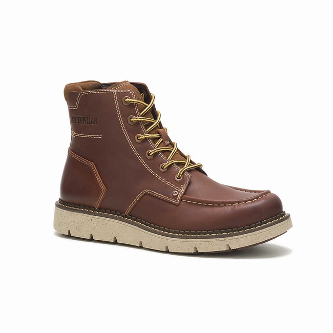 Botas Casual Caterpillar Covert Masculino Bordeaux | 397SAOPNI