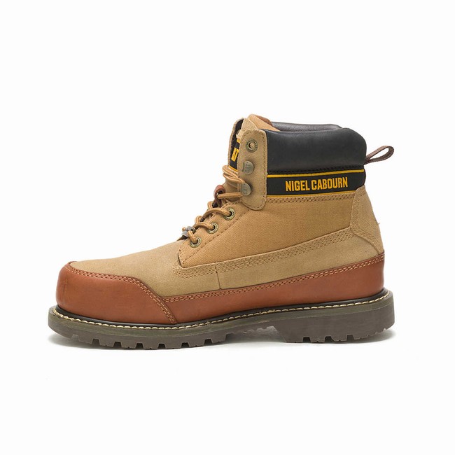 Botas Casual Caterpillar Nigel Cabourn Utah Masculino Marrom | 570LPCDJH