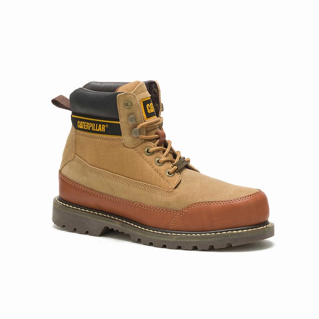 Botas Casual Caterpillar Nigel Cabourn Utah Masculino Marrom | 570LPCDJH