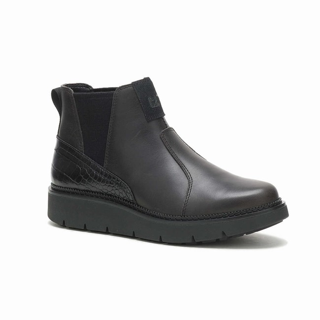 Botas Chelsea Caterpillar Chariot Chelsea Feminino Pretas | 916KDSGYV