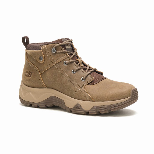 Botas Chukka Caterpillar Detours Masculino Marrom | 509JAVQEU