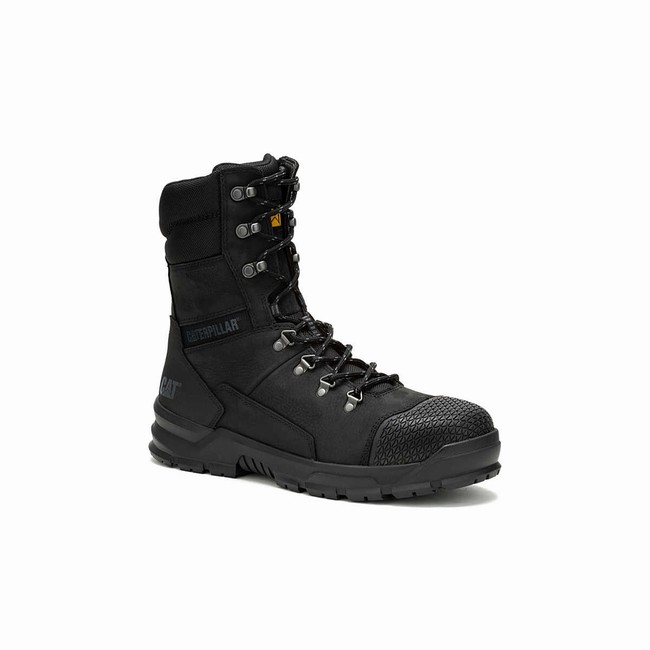 Botas Impermeáveis Caterpillar Accomplice X 8\'\' Steel Toe Masculino Pretas | 062TWPZYR