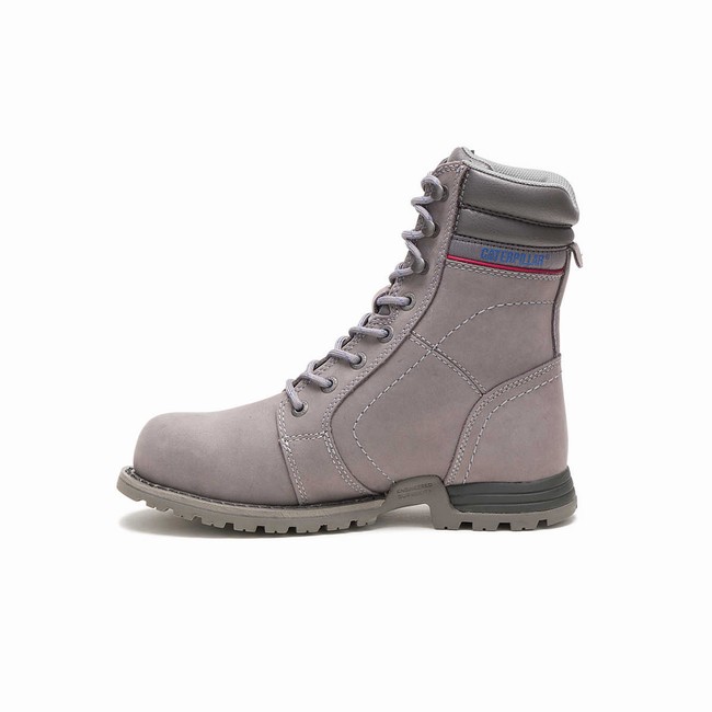 Botas Impermeáveis Caterpillar Echo Steel Toe Feminino Cinzentas | 147RLQDWZ