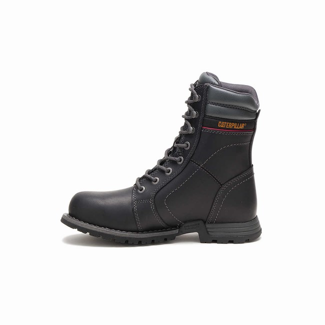 Botas Impermeáveis Caterpillar Echo Steel Toe Feminino Pretas | 023DJQONB