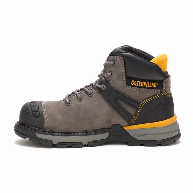 Botas Impermeáveis Caterpillar Excavator Superlite Carbon Composite Toe Masculino Cinzentas | 580JSVLMK