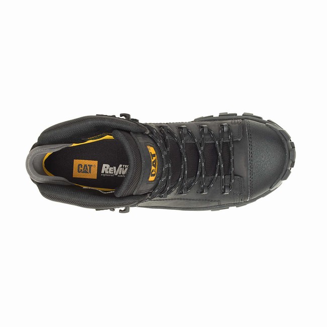 Botas Impermeáveis Caterpillar Invader Hiker Composite Toe Masculino Pretas | 075HPWLJK