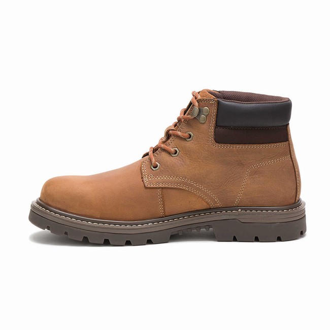 Botas Impermeáveis Caterpillar Outbase Masculino Marrom | 593UVCOTD