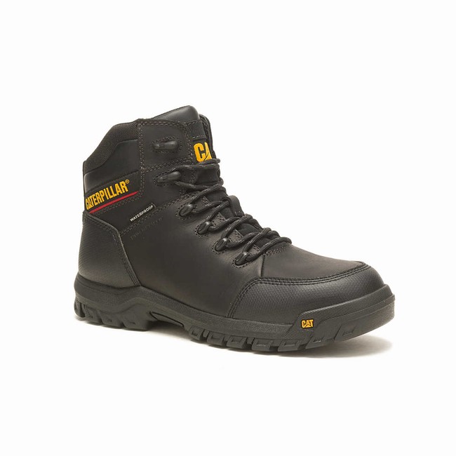 Botas Impermeáveis Caterpillar Resorption Composite Toe Masculino Pretas | 801XRPIGE