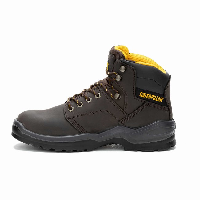 Botas Impermeáveis Caterpillar Striver Steel Toe Masculino Cinzentas | 795JWXLTG