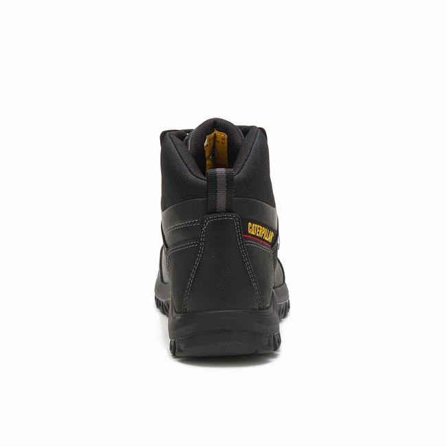 Botas Impermeáveis Caterpillar Threshold Steel Toe Masculino Pretas | 768ASJGDU