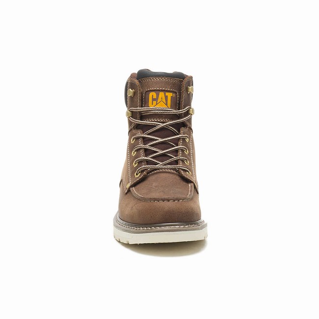 Botas de Trabalho Caterpillar Calibrate Masculino Marrom | 283FTPDUY