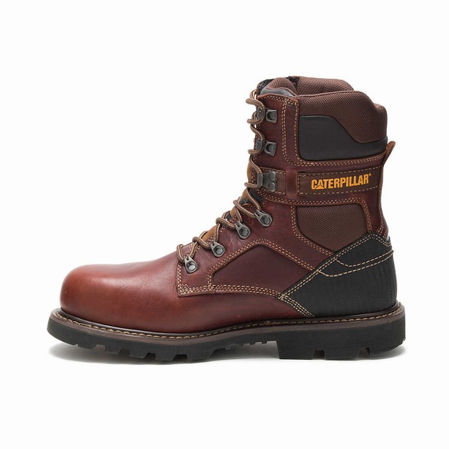 Botas de Trabalho Caterpillar Indiana 2.0 Steel Toe Masculino Bordeaux | 058LSEXOC