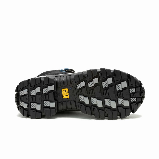 Botas de Trabalho Caterpillar Invader Mid Vent Composite Toe Masculino Pretas | 497QZJFKS