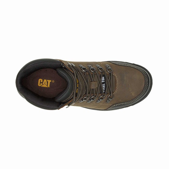 Botas de Trabalho Caterpillar Outline Steel Toe Masculino Cinzentas | 736PUHVDX