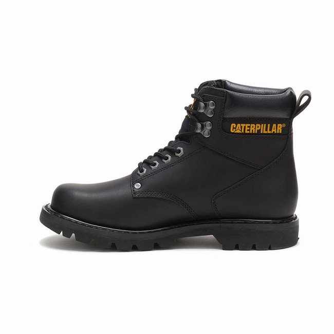 Botas de Trabalho Caterpillar Second Shift Masculino Pretas | 842AFCZEM