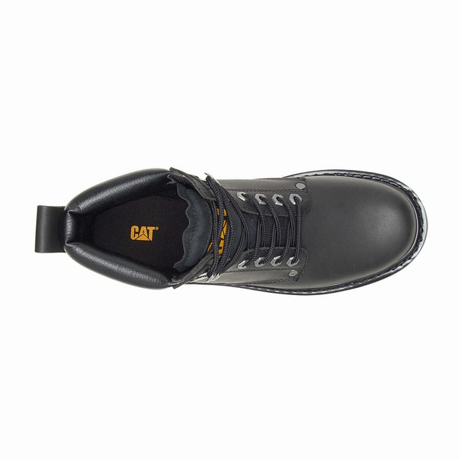 Botas de Trabalho Caterpillar Second Shift Masculino Pretas | 842AFCZEM