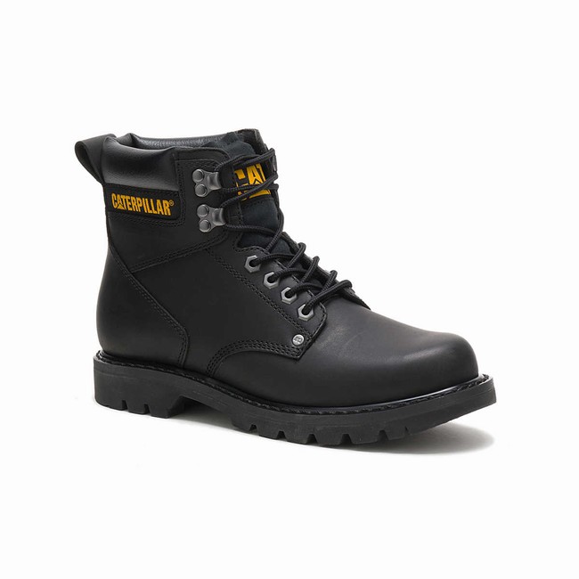 Botas de Trabalho Caterpillar Second Shift Masculino Pretas | 842AFCZEM