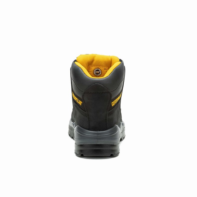 Botas de Trabalho Caterpillar Striver Steel Toe Masculino Pretas | 067YRWOUS