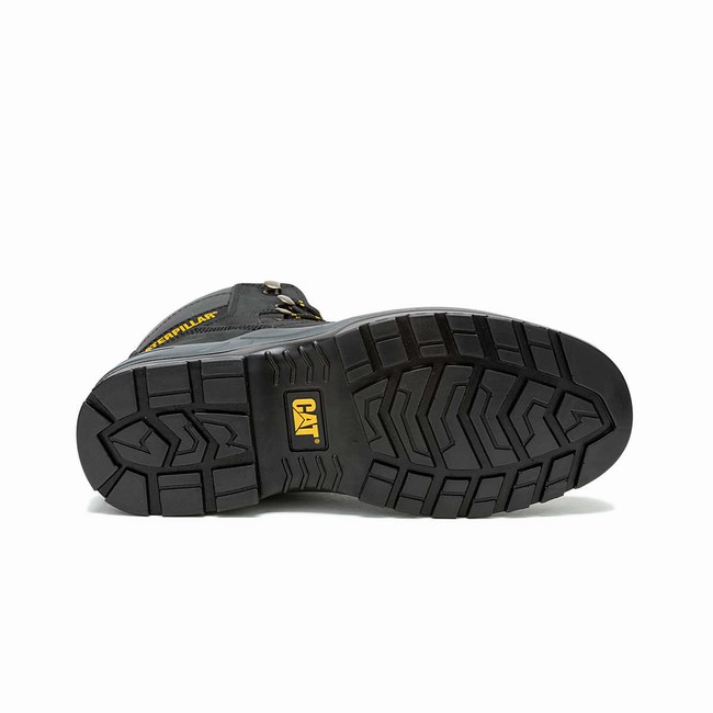 Botas de Trabalho Caterpillar Striver Steel Toe Masculino Pretas | 067YRWOUS