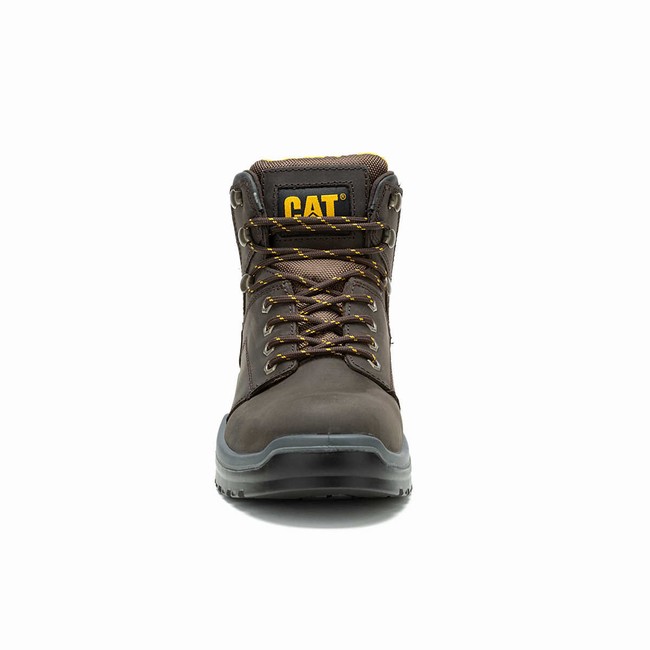 Botas de Trabalho Caterpillar Striver Steel Toe Masculino Cinzentas | 792GMUZOV