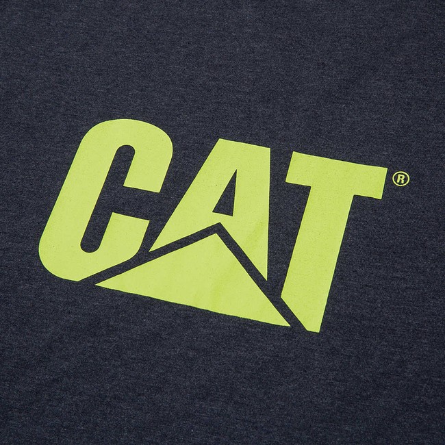 Camiseta Caterpillar Trademark Masculino Pretas | 513JTQNWA