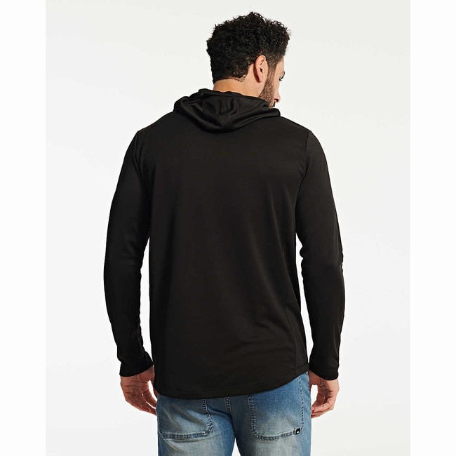 Moletom com Capuz Caterpillar Coolmax Lightweight Pullover Masculino Pretas | 467UEGRST