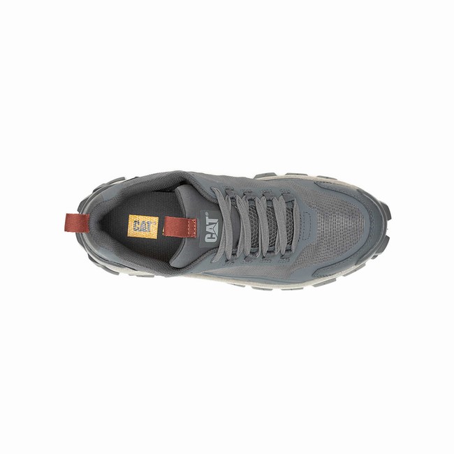 Sapatilhas Caterpillar Intruder Lightning Mesh Masculino Cinzentas | 264TBVFNU