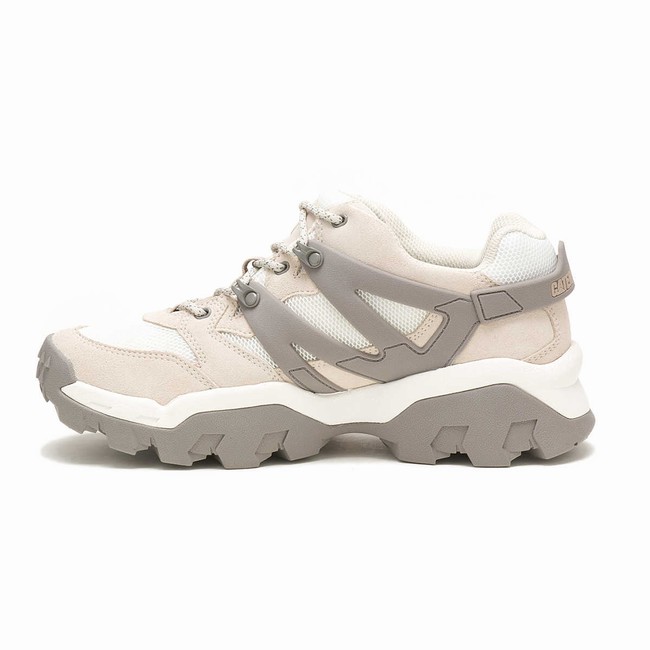 Sapatilhas Caterpillar Reactor Feminino Branco Cinzentas | 231RMZPBI