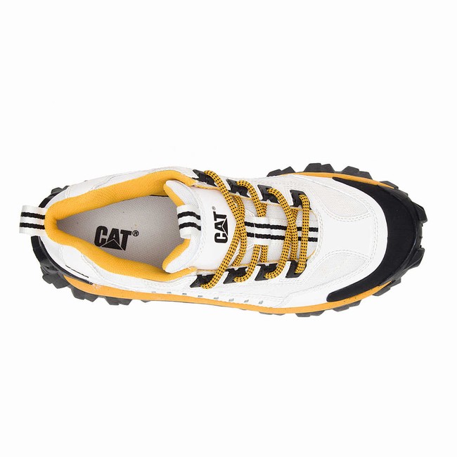 Sapatos Casual Caterpillar Intruder Masculino Branco Pretas Laranja | 835WNLTJU