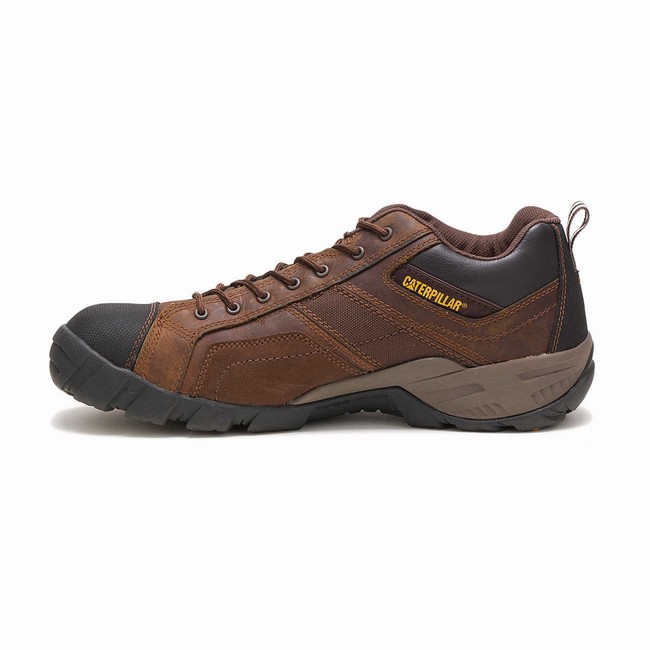 Sapatos de Trabalho Caterpillar Argon Composite Toe Masculino Marrom | 089TGINRB