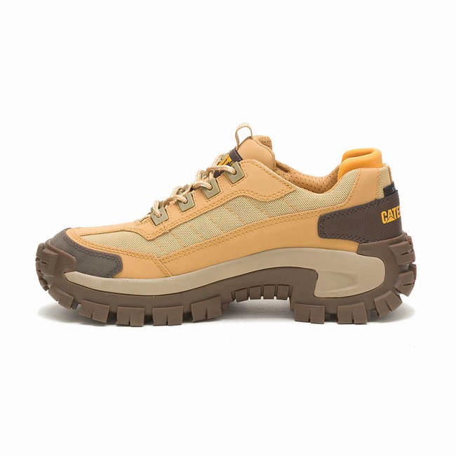 Sapatos de Trabalho Caterpillar Invader Steel Toe Masculino Marrom | 295ALZNDJ