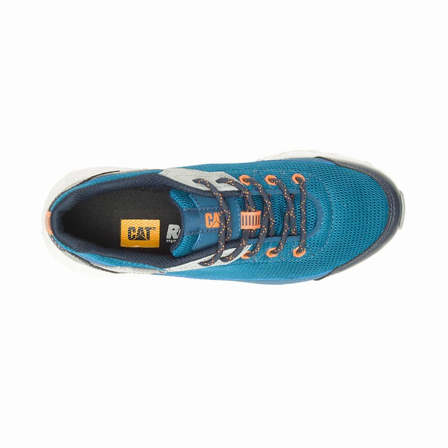 Sapatos de Trabalho Caterpillar ProRush Speed FX Masculino Azuis | 439HJCXDS