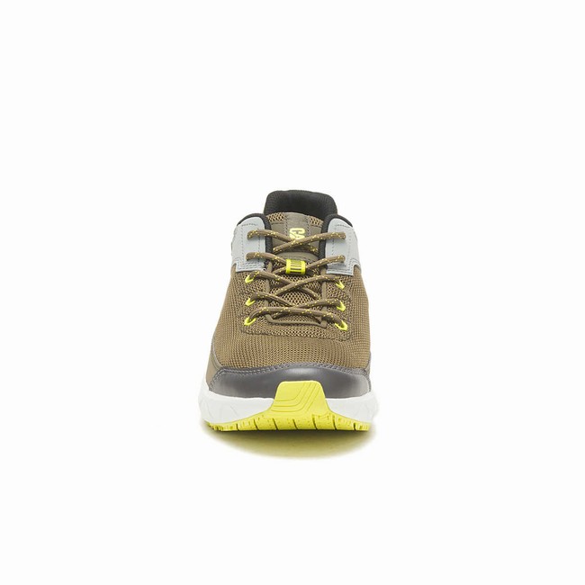 Sapatos de Trabalho Caterpillar ProRush Speed FX Masculino Verdes | 872MJNISD