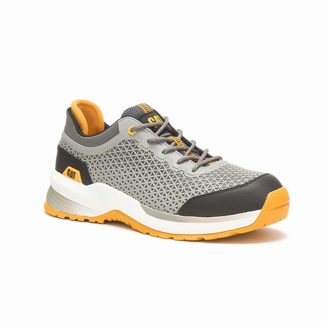 Sapatos de Trabalho Caterpillar Streamline 2.0 Composite Toe Masculino Branco Cinzentas | 976OWXPSL