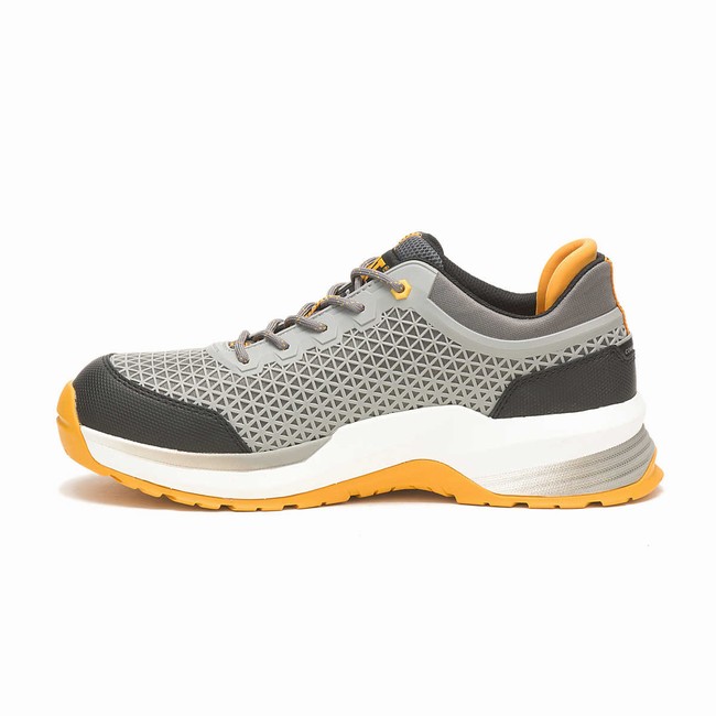 Sapatos de Trabalho Caterpillar Streamline 2.0 Composite Toe Masculino Branco Cinzentas | 976OWXPSL