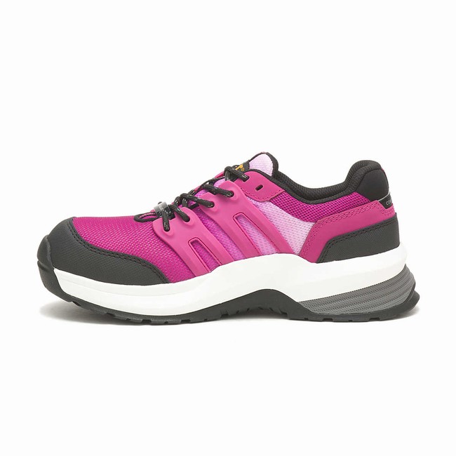 Sapatos de Trabalho Caterpillar Streamline 2.0 Composite Toe Feminino Rosa Cinzentas | 874INZWKM