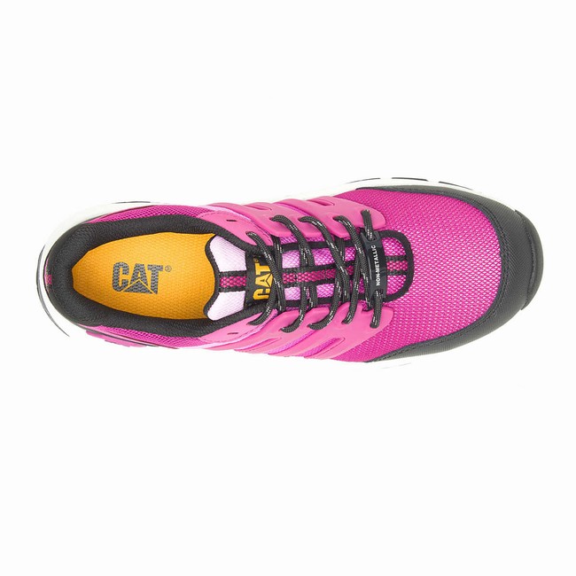 Sapatos de Trabalho Caterpillar Streamline 2.0 Composite Toe Feminino Rosa Cinzentas | 874INZWKM