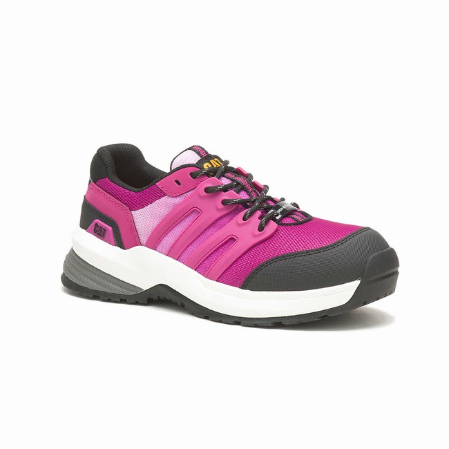 Sapatos de Trabalho Caterpillar Streamline 2.0 Composite Toe Feminino Rosa Cinzentas | 874INZWKM